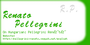 renato pellegrini business card